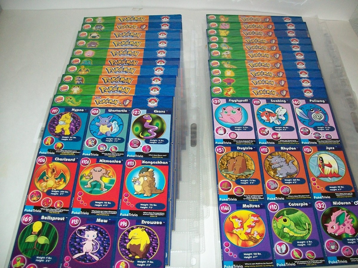 バーガーキングのコレクション 2009 Pokemon Burger King Complete 12 Card Set Diamond