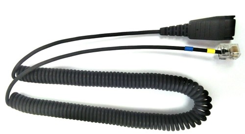 JABRA GN Netcom GN8000 QUICK DISCONNECT (QD) Spare Coiled Bottom Cable 01-0203 - 第 2/3 張圖片