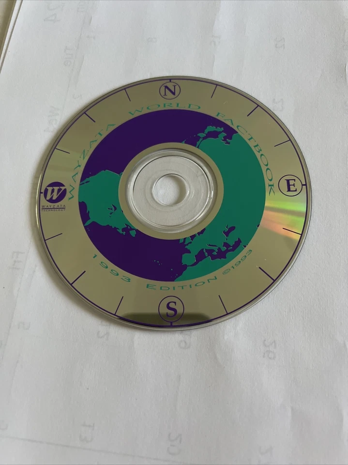 Wayzata World Factbook CD-ROM for DOS Windows Mac 1993 Edition - Image 2 of 3