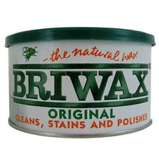 Briwax 1 Lb. Original Furniture Wax Polish with Oil-Free Steel Wool 0000