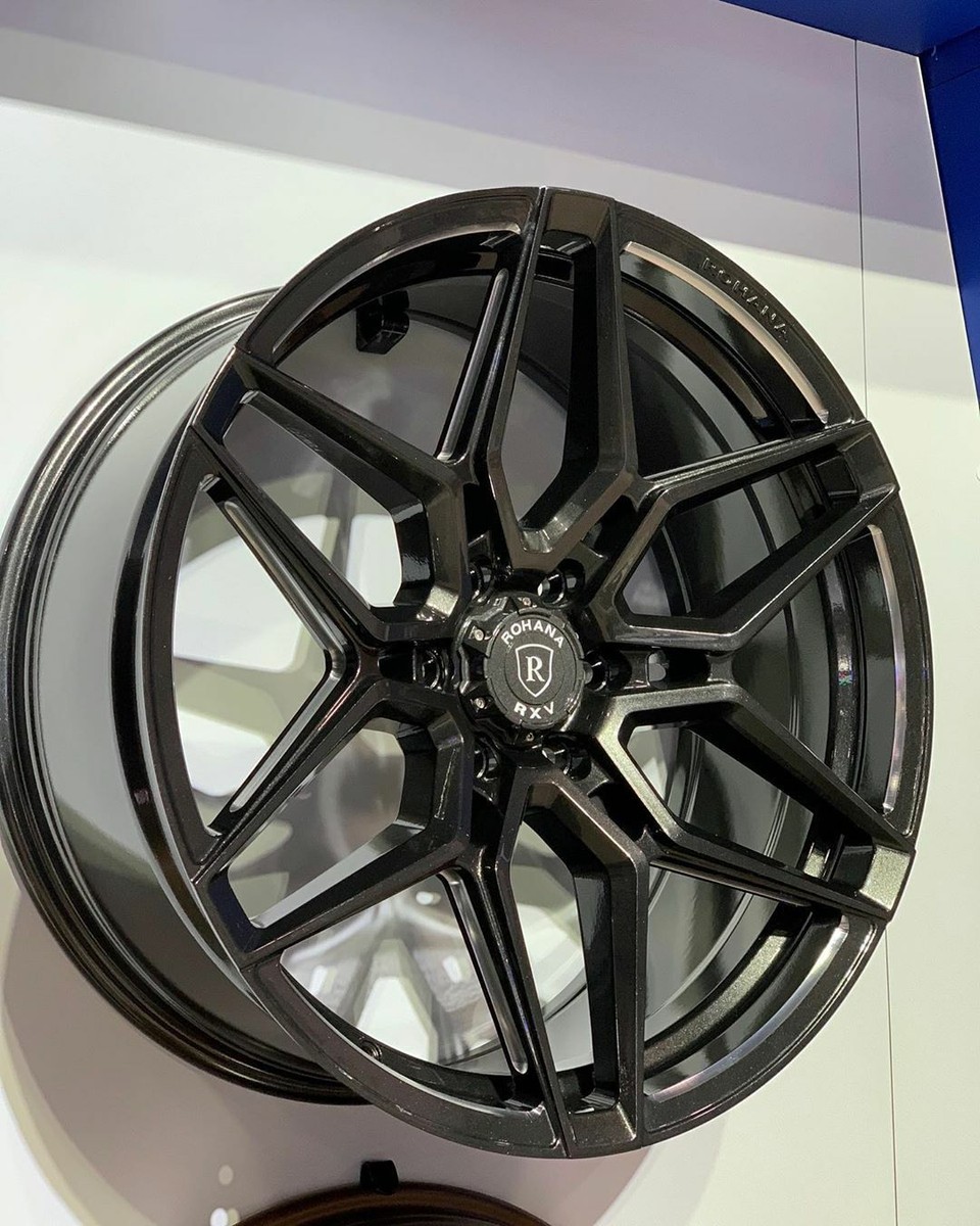 22” ROHANA RFV2 CONCAVE MATTE BLACK WHEELS RIMS FOR FORD F150