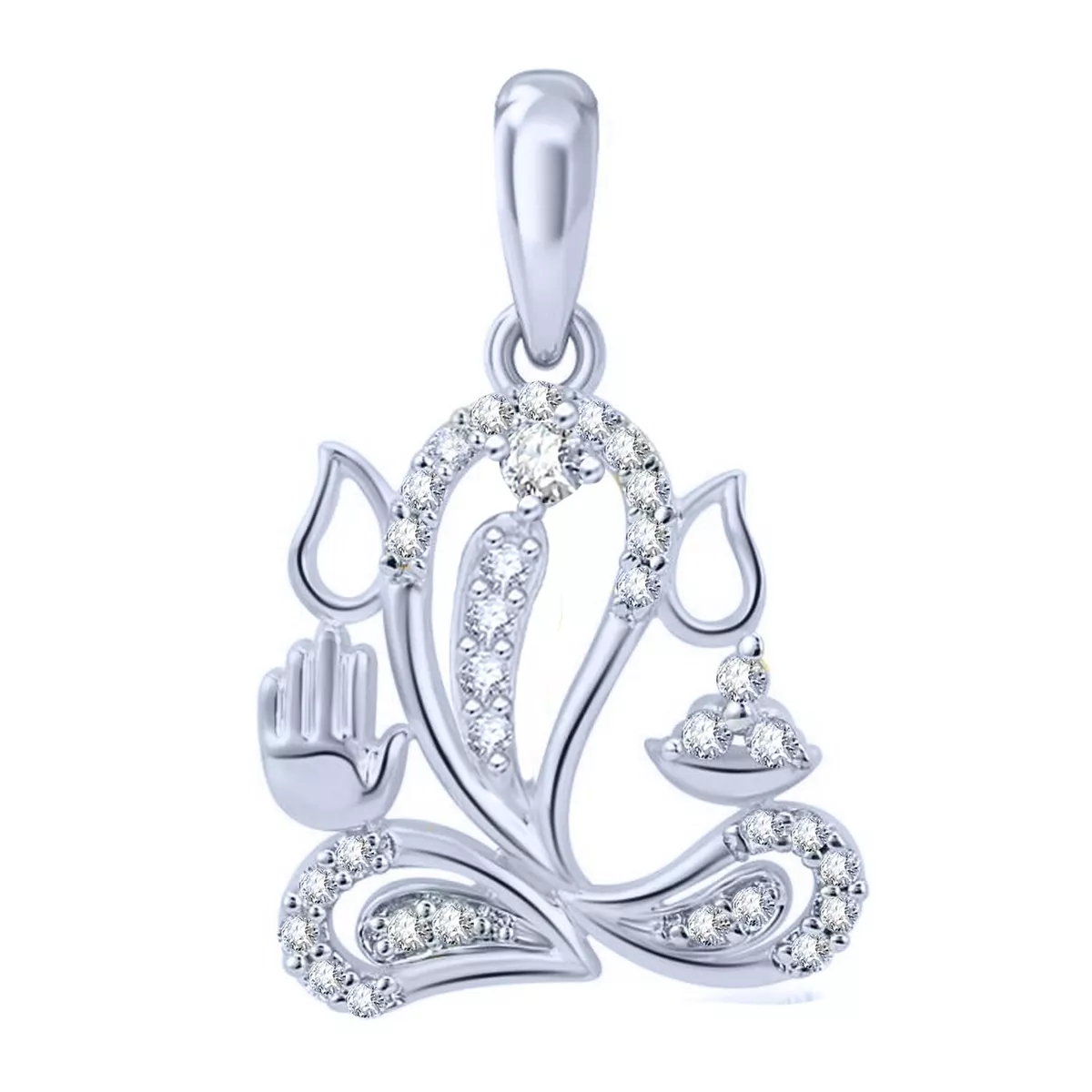 Pure silver deals ganesh pendant