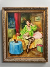 Taras Sidan, Original Oil on Canvas "Matilde"