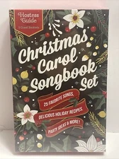 CHRISTMAS CAROL SONGBOOK SET Host Guide & 5 Booklets 25 Songs Recipes More NEW