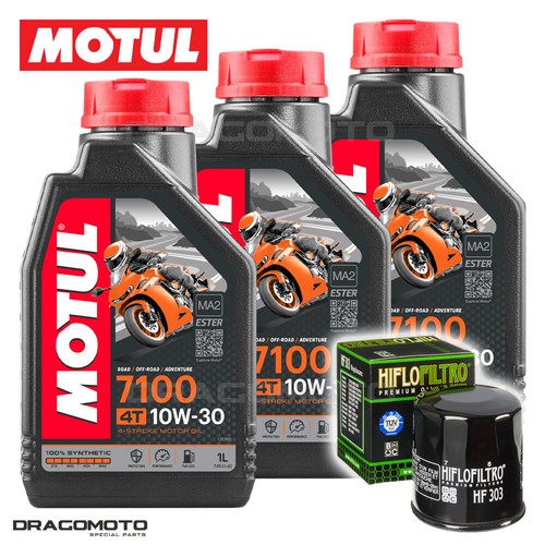Yamaha YZF R6 2005-2005 Tagliando Olio Motul 7100 10W-30 4T 3 Litri