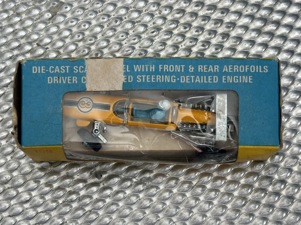 Vintage Corgi 159 Cooper Maserati F1 Car Diecast Model original box Damaged — 第 2/4 张图片