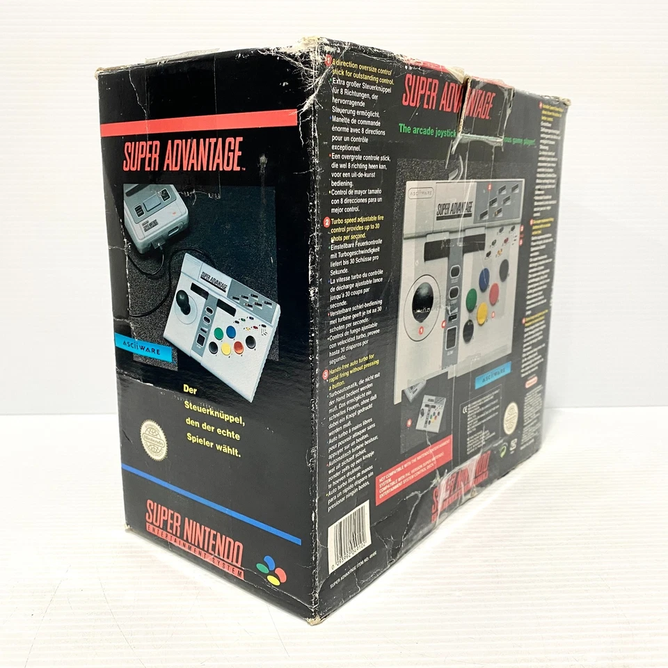 Super Advantage Arcade Stick for Super Nintendo (SNES) + Box - Tested & Working - Image 4 of 4