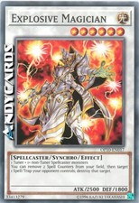 EXPLOSIVE MAGICIAN • (Explosive Magier) • Common • OP10 EN017 • Unl • YUGIOH!