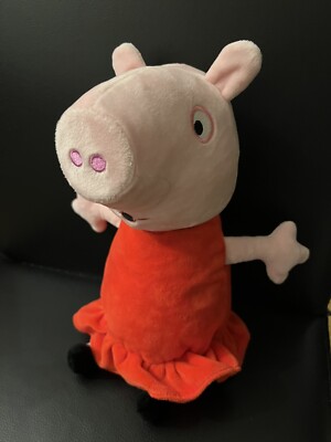 Peppa Pig Stuffie - Whistle n' Oink Plush Figure - 12'' makes sounds, lights up