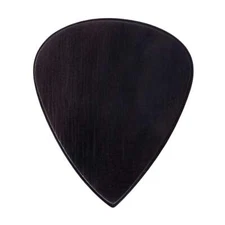 Black Buffalo Horn Guitar Pick - 1.5 mm - 351 Shape - Handmade Exotic Plectrum