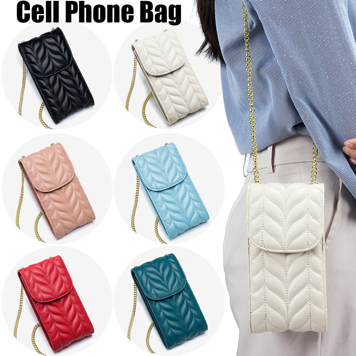 Women's Small Cross-body Cell Phone Case Shoulder Bag Pouch Handbag Purse Wallet