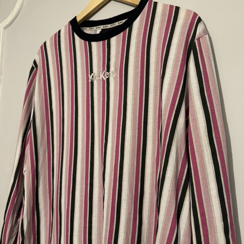Kickers Classics Striped Long Sleeve Top Size Large - Picture 4 of 7