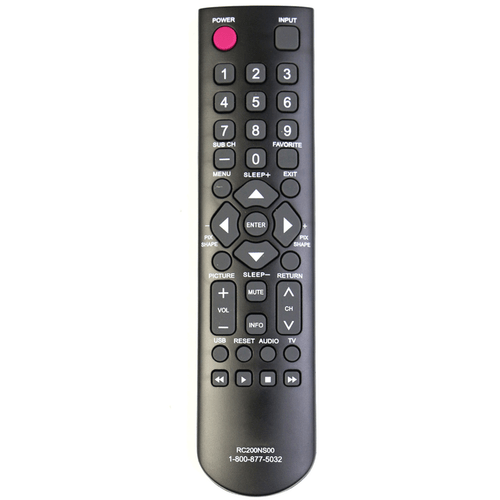 RC200NS00 Replace Remote Control for Sanyo TV DP32D53M DP42D24 DP50747 DP553120 - Picture 4 of 4