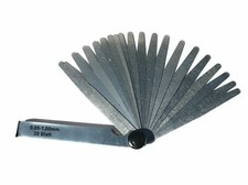 20-tlg 20 Blatt F&uuml;hlerlehre VOREL Abstandslehre 0.05mm - 1.0mm Konisch Spaltmass