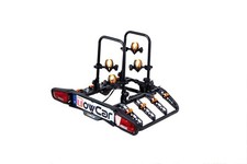 tow Bike Rack Towcar T4 Black - 4 Bikes (Wheel Support)