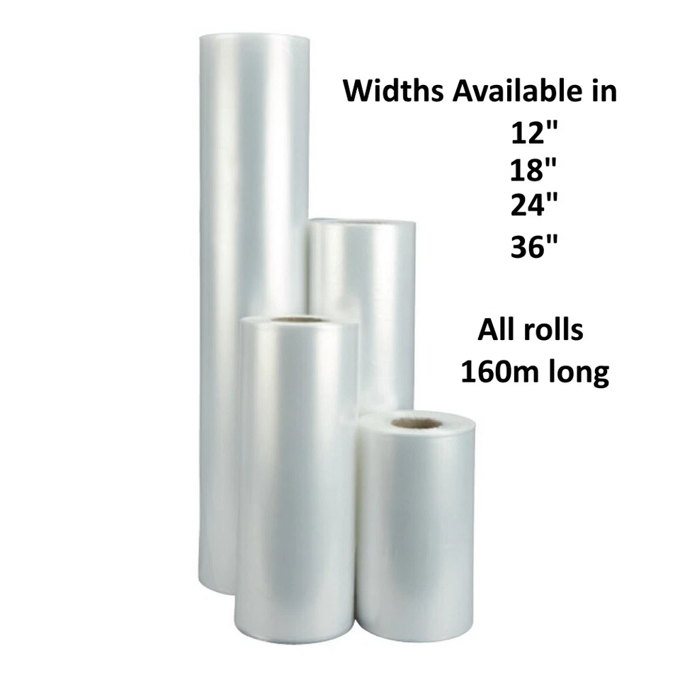 Tubes plats en polyéthylène transparent (LFT) calibre 250 (62,5 microns) - Vendu par rouleau de 160 m - Photo 1/1