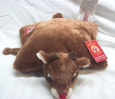 RUDOLPH REINDEER Island of Misfit Toys 13" Plush Stuffed Animal Pillow Toy NEW