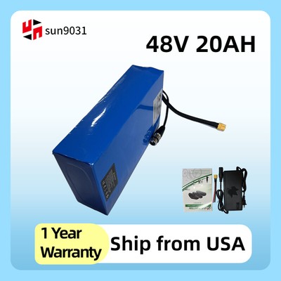 48V20Ah Lithium-ion Ebike Battery Electric Bicycle 30A BMS li-ion 1200W Scooter