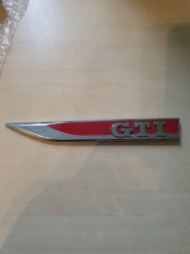 VW Schriftzug Emblem GTI Kotflügel 5G0853688