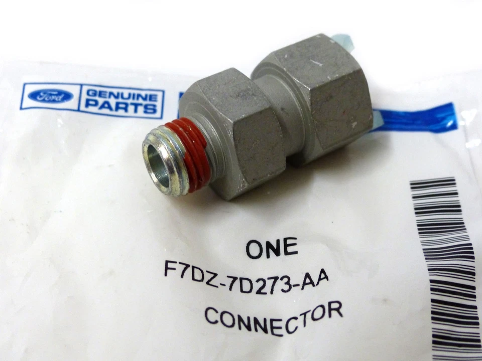Conector de línea de tubo de aceite de motor de transmisión automática OEM NUEVO F7DZ-7D273-AA Foto 4 de 4