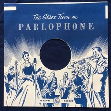 PARLOPHONE 10"/ 78 R.P.M. REPRODUCTION RECORD COMPANY SLEEVES - pack of 10 