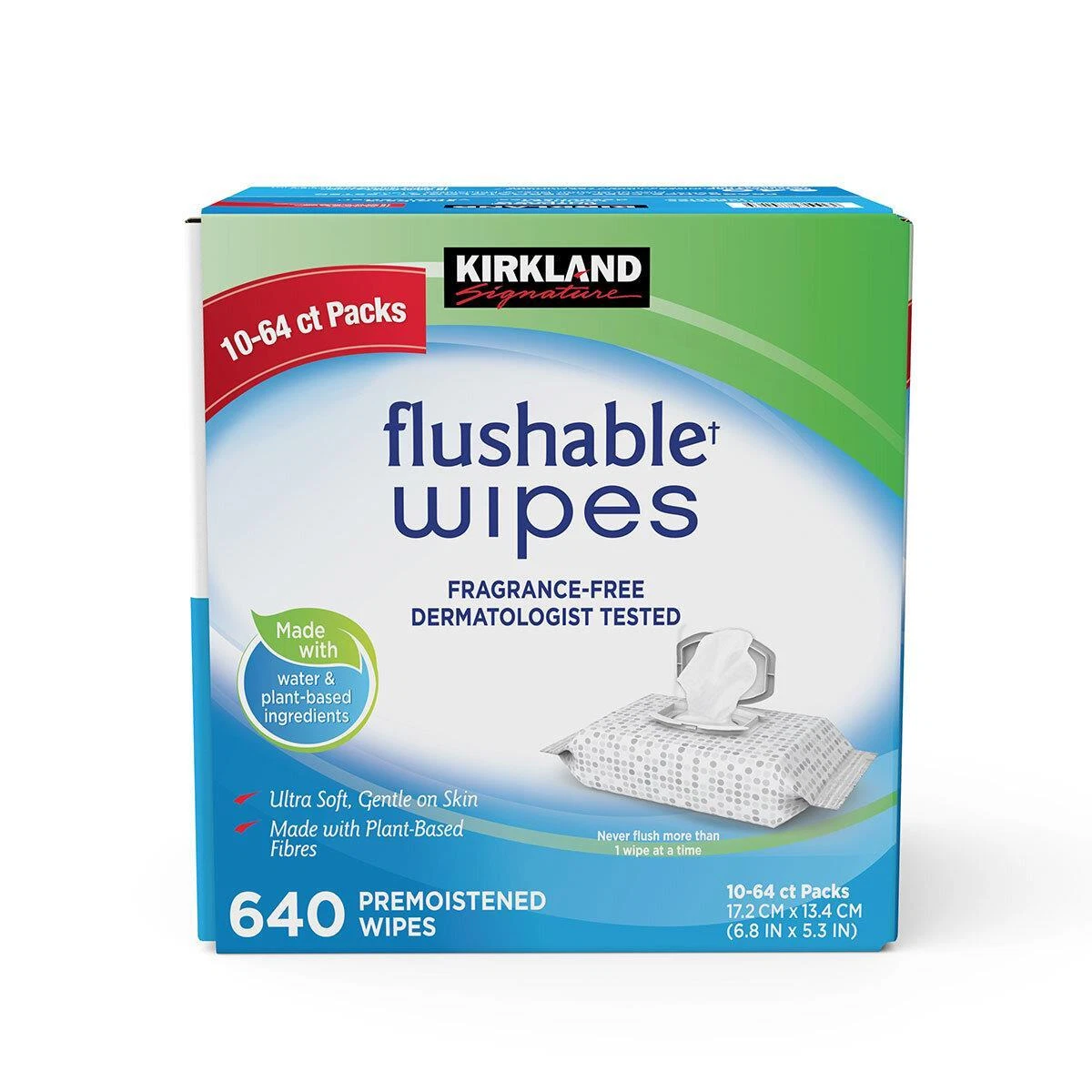 Kirkland Signature Moist Flushable Wipes, 640 Count
Opens in a new window or tab