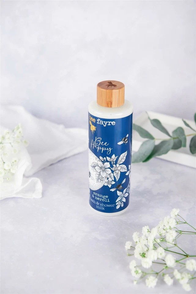 Beefayre Bee Happy - Orange & Neroli - Bath & Shower Milk - 250ml
