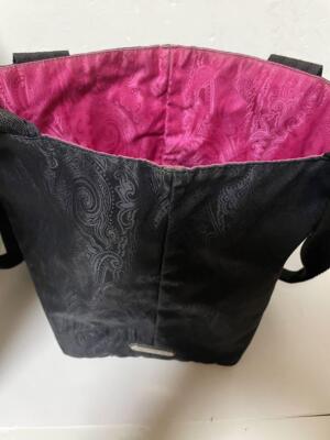Etro bag reversible black pink