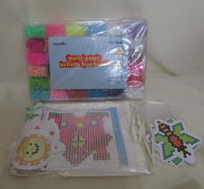 Fused Bead Activity Kit with Patterns and Pegboards 36 colors 6 glowin the dark