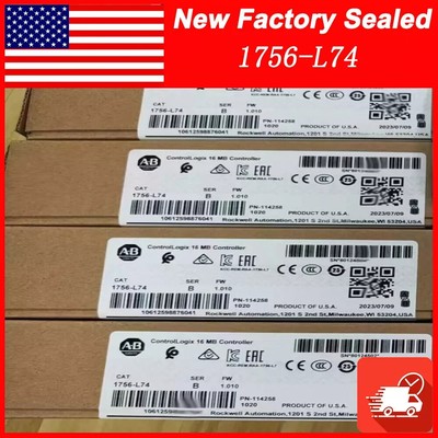 NEW Factory Sealed AB 1756-L74 /B ControlLogix 5574 Processor 16MB Controller