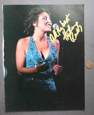 Feminist Singer Helen Reddy signed autographed 1970s Era Color book ...