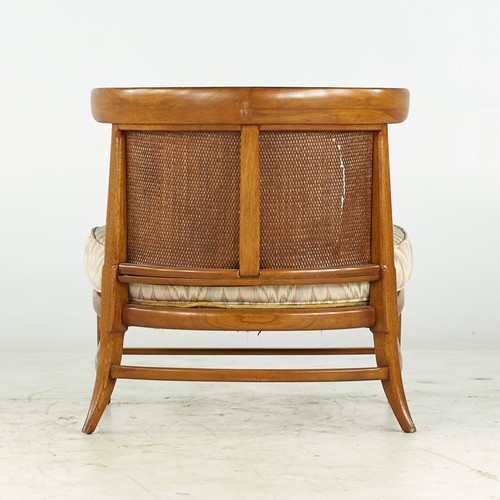 John Lubberts & Lambert Mulder - Tomlinson MCM Cane, Walnut Slipper Chairs–Pair - Picture 10 of 12