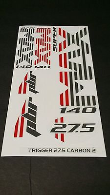 Super Max Sticker Decal Set for Cannondale Lefty PBR 2016 TRIGGER 27.5 CARBON 2