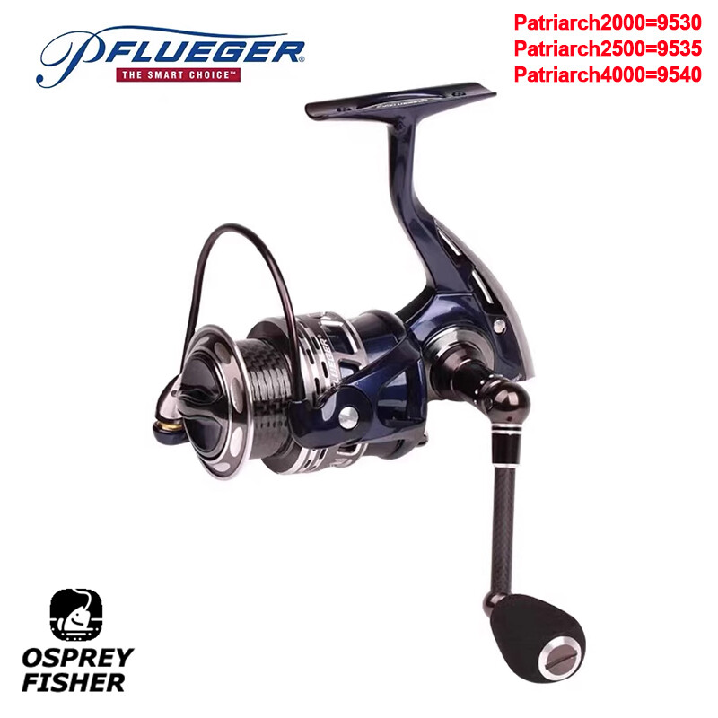 Pflueger Patriarch 9530 9535 9540 Spining Fishing Reel 10BB 