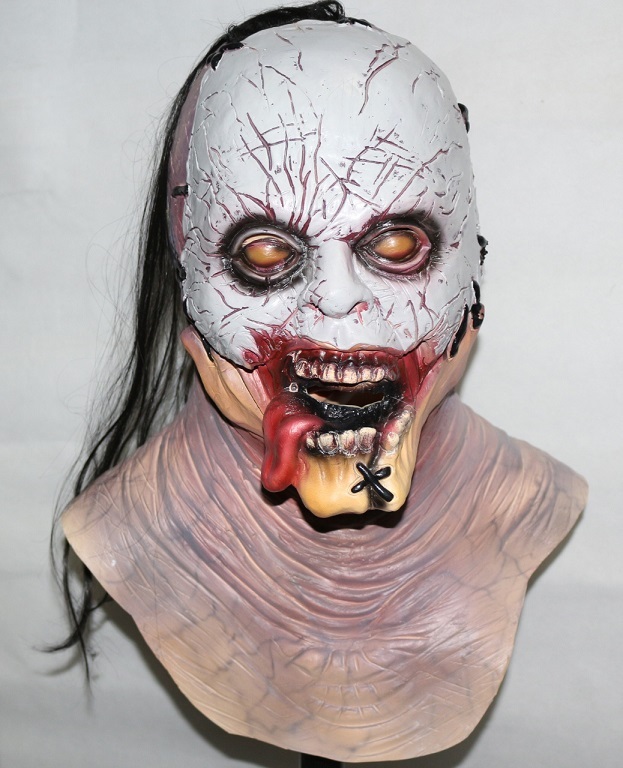 Halloween Máscara The Hills Run Rojo Bebé Cara Disfraz Babyface Zombie Película