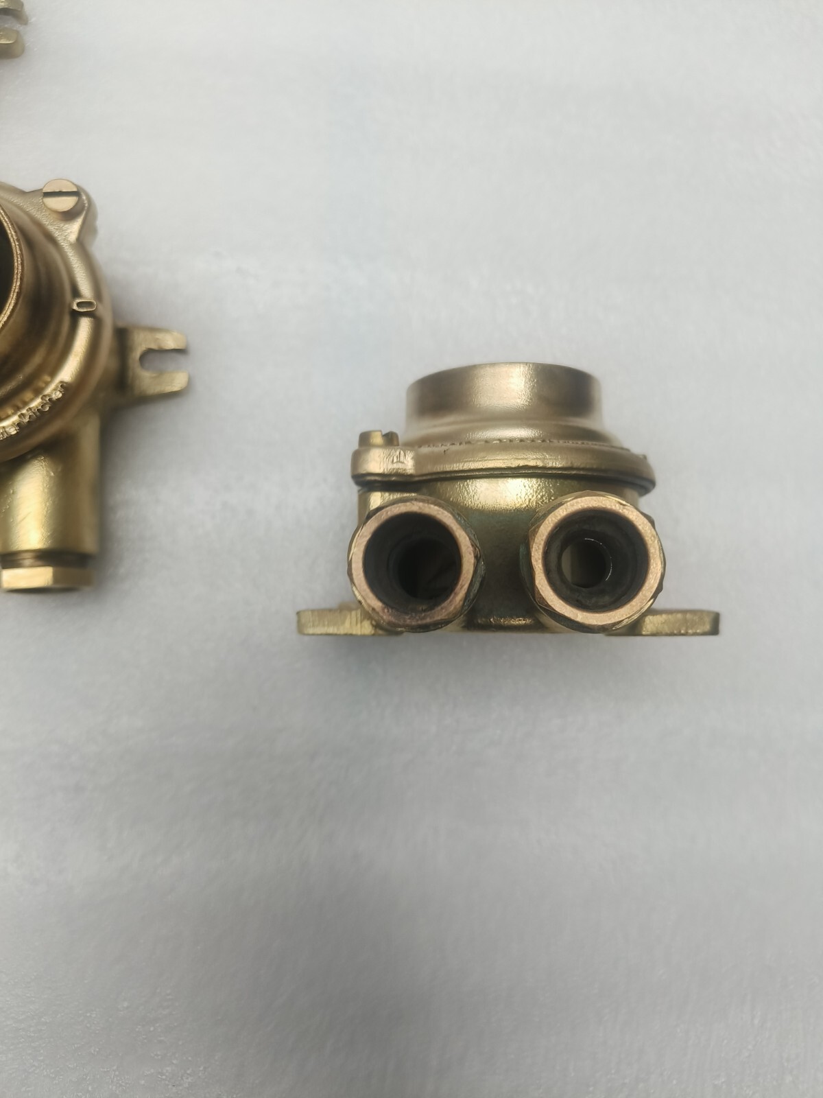 Old Refurbished ship marine antique polish wiska brass switch lot of 5pc