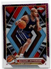 2023-24 Topps Chrome #192 Richard Jefferson Pink Basketball Nets
