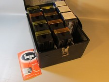 35mm Photo Slide Storage Case Wood w/11 Slide Trays 30 Capacity each