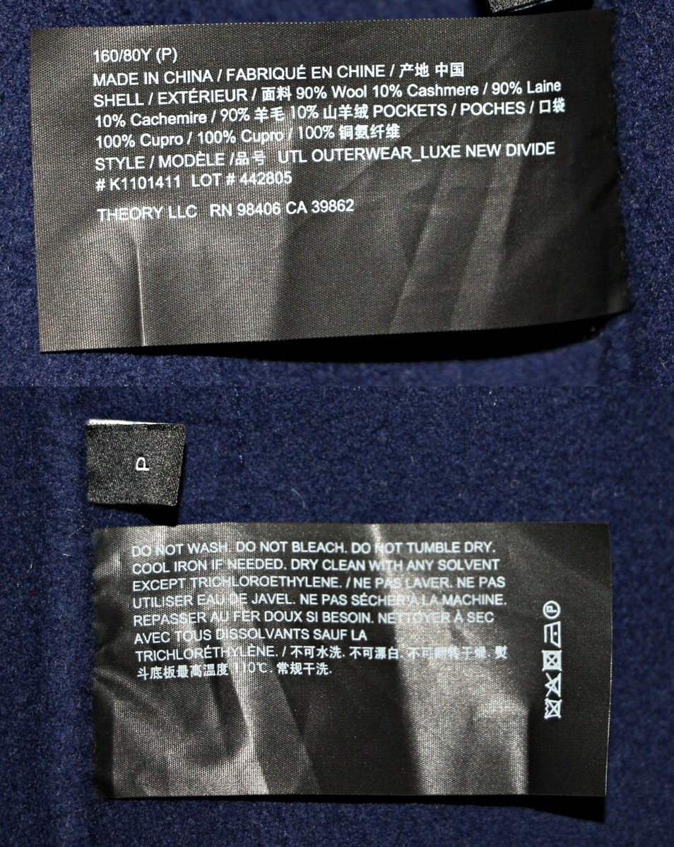 Theory Utility Coat Luxe New Divide Double-Face Wool Theory Utility Coat Luxe New Divide Double-Face Wool