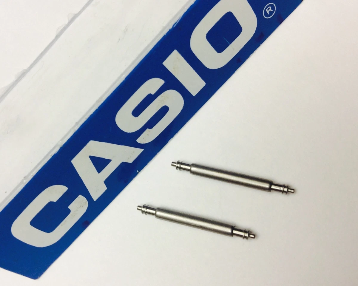 2 Genuine CASIO AE1200 AW80 FT620 LG101 Spring Bars/Rod PINS Band/case  Pin/Bar 2