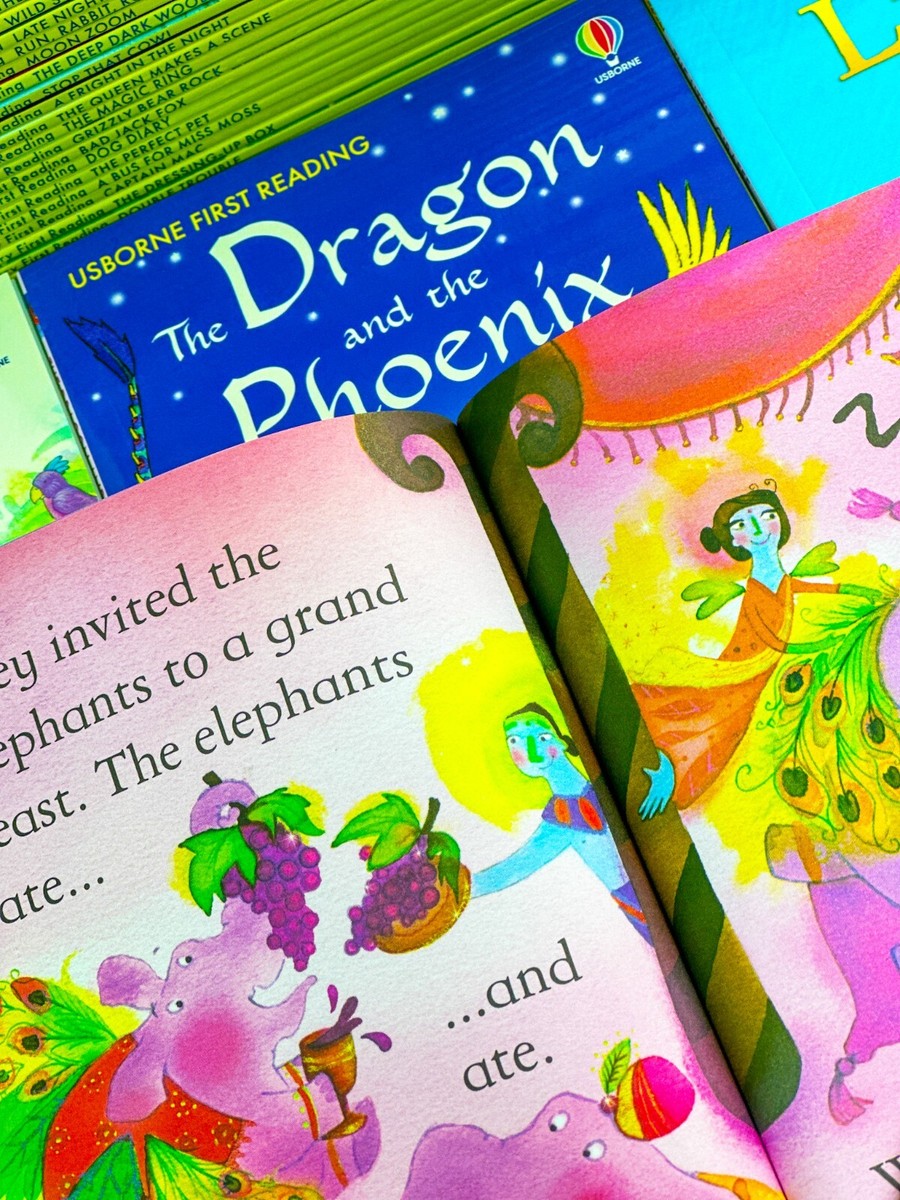 Usborne Very First Reading Library 50 Books Set Collection Pack