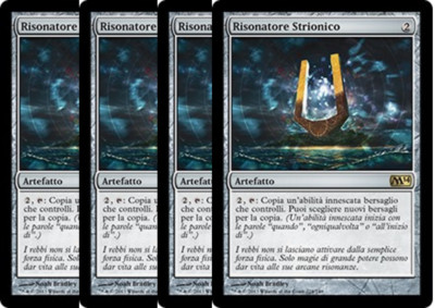 Set 4x Strionic Resonator (Strionic Resonator) - MtG M14-IT