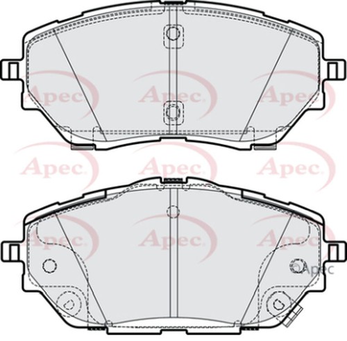 Front Brake Pads Set Fits Toyota C-HR 2016- Corolla 2019- 1.2 1.8 2.0 - Picture 2 of 2
