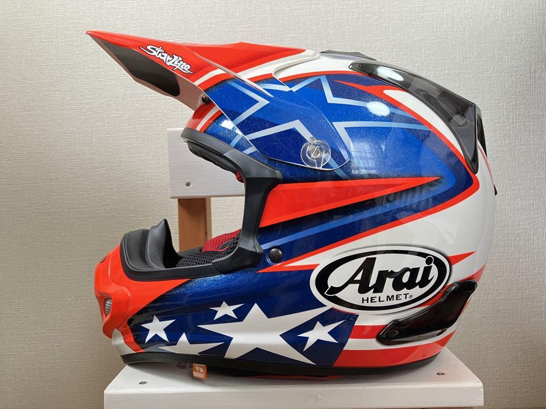 アライヘルメット V-CROSS4 レプリカ HAYDEN SB 61-62cm Amazon | アライ(Arai) バイクヘルメット オフロード V-CROSS4