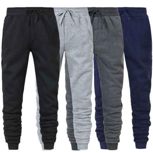 Mens Casual Fashion Sports Track Pants Gym Trousers Jogger Sweatpants Running US