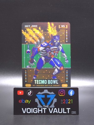 Hot Rod ''Rodney Hampton'' Bo Jackson Battle Arena Tecmo Bowl Battlefoil Fire