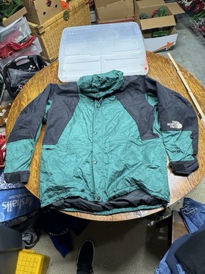 THE NORTH FACE VTG 90'S GORE-TEX MENS LARGE WATERPROOF SHELL JACKET Green