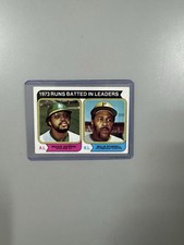 1874 Topps 1973 RBI Leaders Reggie Jackson Willie Stargell Card 203