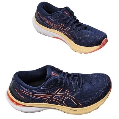 Asics Gel-Kayano 29 Blue Midnigth Papaya Running Shoes 1012B272 Womens 9.5