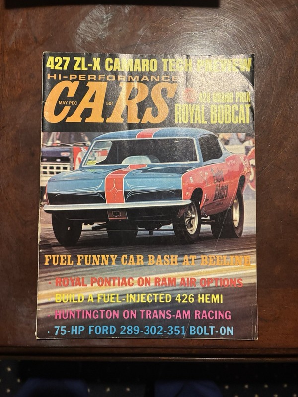 HI-PERFORMANCE CARS MAY 1969 MAGAZINE ISSUE